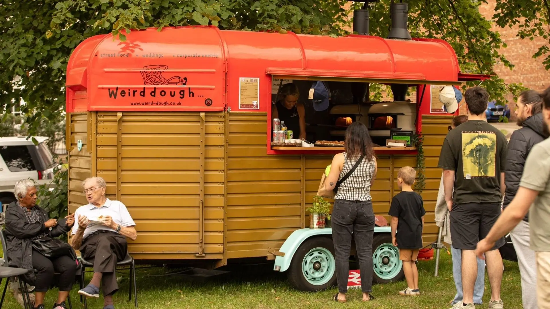 Weird Dough pizza catering